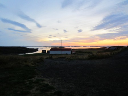 An early spring evening in the west of Iceland.